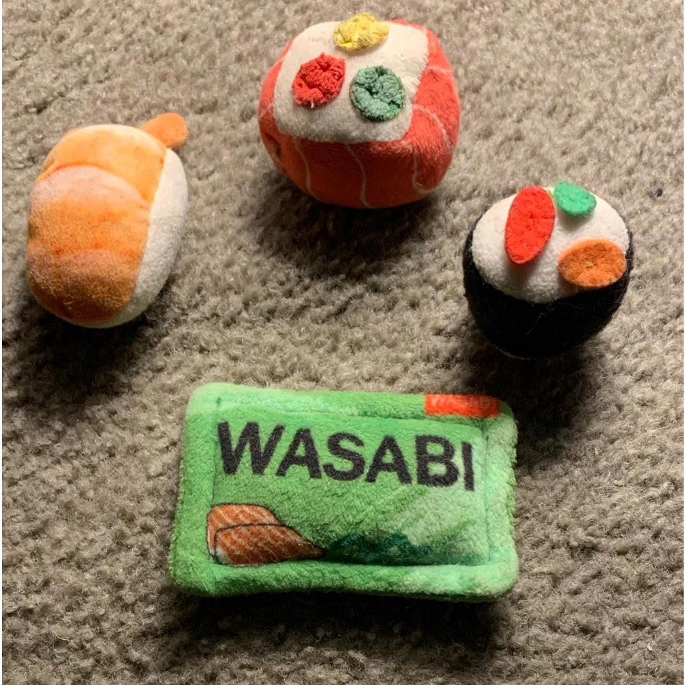 Sushi Cat Toys - 4 pieces
